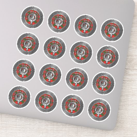 クランMacKinnonクレスト&タータンチェックノットシール シール (詳細)