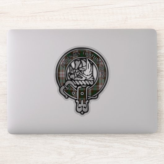 クランMacKinnonクレスト&狩りタータンチェック シール (コンピューター)