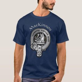 クランMacKinnonクレスト&狩りタータンチェック Tシャツ