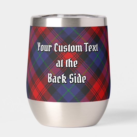 クランMacLachlan Crest overタータンチェック (背面)