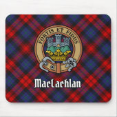 クランMacLachlan Crest overタータンチェック マウスパッド (正面)