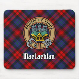 クランMacLachlan Crest overタータンチェック マウスパッド