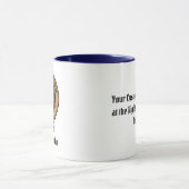 クランMacLachlan Crest overタータンチェック マグカップ (中央)