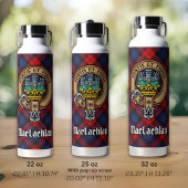 クランMacLachlan Crest overタータンチェック 保温保冷タンブラー