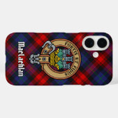 クランMacLachlan Crest overタータンチェック Case-Mate iPhoneケース (裏面 (横))