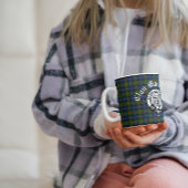 クランMacLarenクレストバッジ&タータンチェックカスタマイズ コーヒーマグカップ