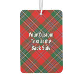 クランMacLeanクレストオーバータータンチェック カーエアーフレッシュナー (裏面)