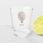 クランMacLeanクレストオーバータータンチェック ショットグラス (裏面)