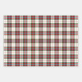 クランMacLeanタータンチェックのバリエーション ラッピングペーパーシート (正面2)