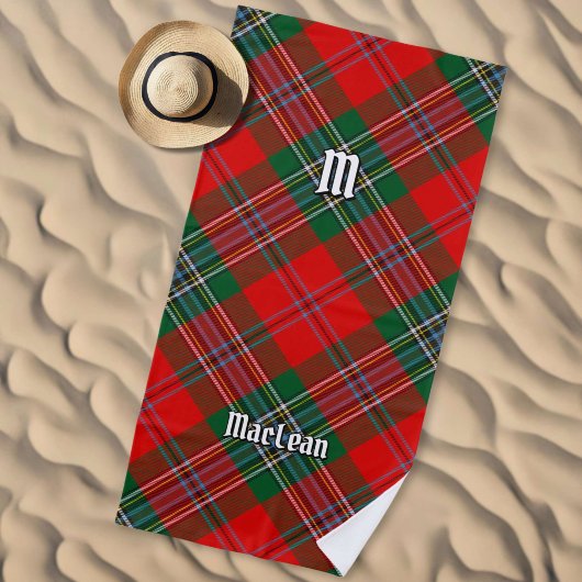 クランMacLeanタータンチェック ビーチタオル