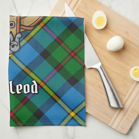 クランMacLeodクレスト キッチンタオル (四つ折り)