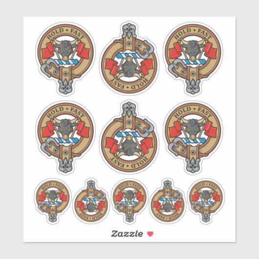 クランMacLeodクレスト シール (シート)