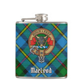 クランMacLeodクレスト フラスク (正面)