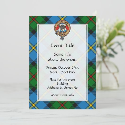 クランMacLeodクレスト 招待状 (スタンド正面)