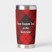 クランMacLeod ofラセイクレストoverタータンチェック 保温保冷タンブラー (背面)