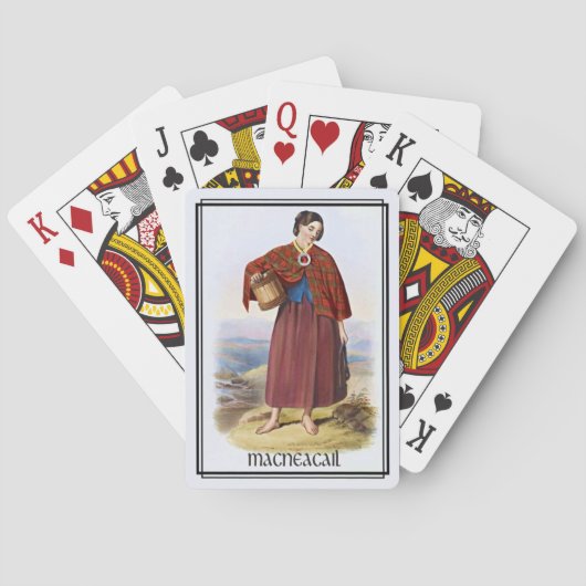 クランMacNeacailスコットラクラシックンド自転車デッキ トランプ (裏面)