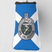 クランMacNeillのギガクレスト&タータンチェック ゴルフヘッドカバー (回転90)