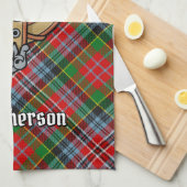 クランMacPhersonクレストオーバータータンチェックキッチンタオル キッチンタオル (四つ折り)