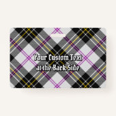 クランMacPhersonクレストオーバードレスタータンチェック バッジ (裏面)