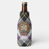 クランMacPhersonクレストオーバードレスタータンチェック ボトルクーラー (ボトル正面)