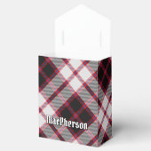 クランMacPhersonクレスト上の狩りタータンチェック フェイバーボックス (オープン)