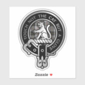 クランMacPhersonクレスト&タータンチェックステッカー シール (シート)