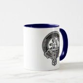 クランMacPhersonクレスト&タータンチェックマグ マグカップ (正面右)