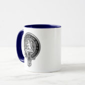 クランMacPhersonクレスト&タータンチェックマグ マグカップ (正面左)