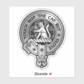 クランMacPhersonクレスト&タータンチェック シール (シート)