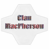 クランMacPhersonタータンチェックロゴ、 サッカーボール (フラット)