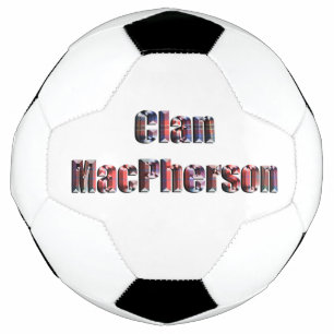 クランMacPhersonタータンチェックロゴ、 サッカーボール