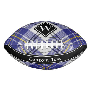 クランMacPhersonブルードレスタータンチェックサッカー アメリカンフットボール