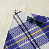 クランMacPhersonブルードレスタータンチェックビーチタオル ビーチタオル (インサイチュ)