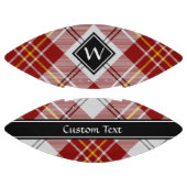 クランMacPhersonレッドドレスタータンチェックサッカー アメリカンフットボール (パネル)