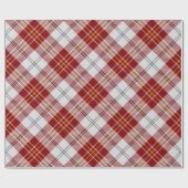 クランMacPhersonレッドドレスタータンチェック包装紙 ラッピングペーパー (フラット)