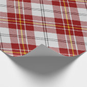 クランMacPhersonレッドドレスタータンチェック包装紙 ラッピングペーパー (角)