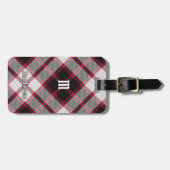 クランMacPherson狩りタータンチェックラゲージタグ ラゲッジタグ (正面横)