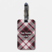クランMacPherson狩りタータンチェックラゲージタグ ラゲッジタグ (裏面縦)