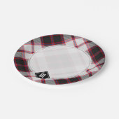 クランMacPherson狩りタータンチェック紙プレート ペーパープレート (アングル)