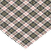 クランMacPherson黒白スコットランドタータンチェック テーブルクロス (アングル)