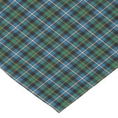 クランMacRaeグリーンとブルースコットランド狩りタータンチェック ショートテーブルランナー (コーナー)
