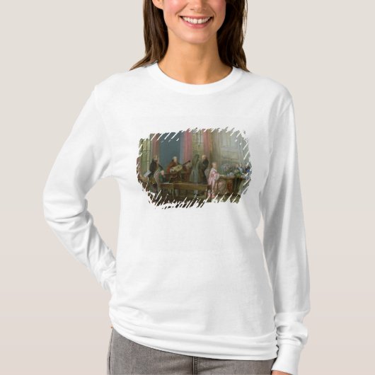 クラヴィコードの若いモーツァルト Tシャツ (正面)