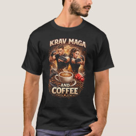 クラヴ・マガとコーヒー Tシャツ