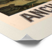 クラークいかり裁縫コテージズヴィンテージ広告 ポスター (角)