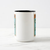 クラークとアジソン交差点Tシャツ ツートーンマグカップ (中央)