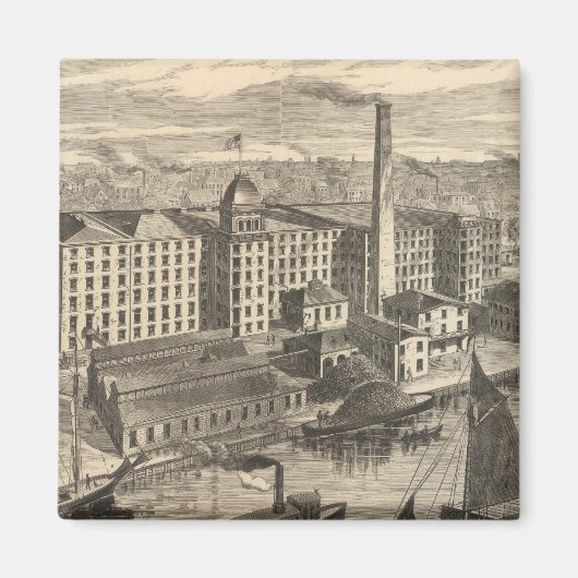 クラークのONTスプール綿の製造 マグネット (正面)