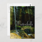 クラーククリークウォーターフォールズ – トゥニカヒルズ ポストカード (正面/裏面)