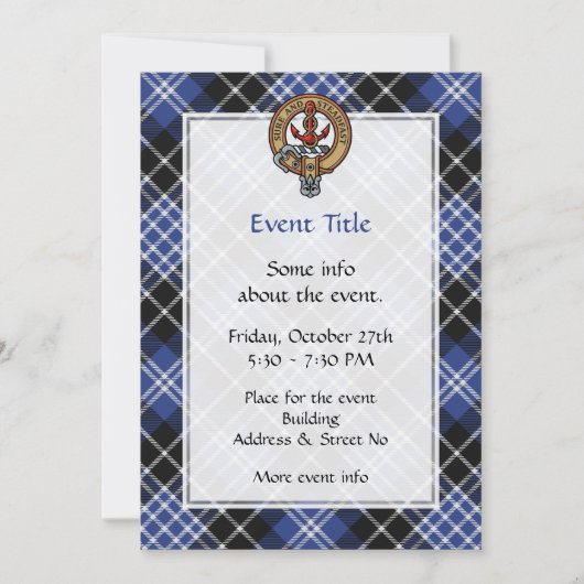 クラーククレスト 招待状 (正面)