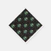クラークグリスウォルドクリスマスリースパターン スタンダードカクテルナプキン (角)