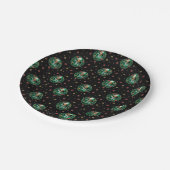クラークグリスウォルドクリスマスリースパターン ペーパープレート (アングル)